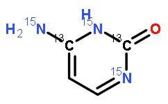 胞嘧啶 -[13C2,15N3]