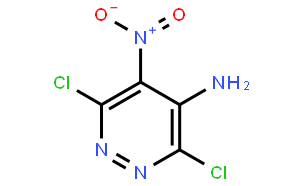 3,6-Dichloro-5-nitropyridazin-4-amine