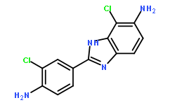 1H-Benzimidazol-6-amine,2-(4-amino-3-chlorophenyl)-7-chloro-