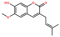 7-Hydroxy-6-methoxy-3-(3-methylbut-2-en-1-yl)-2H-chromen-2-one