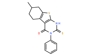 2-Mercapto-7-methyl-3-phenyl-5,6,7,8-tetrahydrobenzo[b]thieno[2,3-d]pyrimidin-4(3H)-one