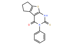 2-Mercapto-3-phenyl-3,5,6,7-tetrahydro-4H-cyclopenta[b]thieno[2,3-d]pyrimidin-4-one