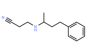 3-[(1-Methyl-3-phenylpropyl)amino]propionitrile