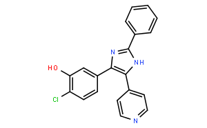 4-(4-氯-3-羟基苯基)-2-苯基-5-(吡啶-4-基)-1H-咪唑