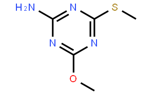 2-Amino-4-methoxy-6-(methylthio)-1,3,5-triazine
