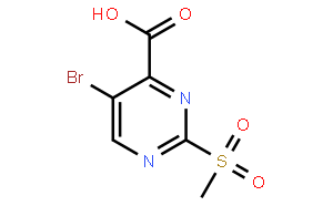 2-Methylsulfonyl-5-bromopyrimidine-4-carboxylic Acid