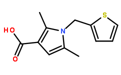 2,5-Dimethyl-1-(thiophen-2-ylmethyl)-1H-pyrrole-3-carboxylic Acid
