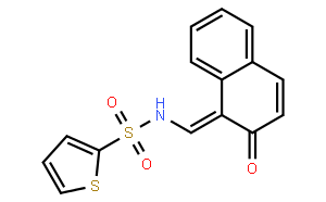 N-((2-羟基萘-1-基)亚甲基)噻吩-2-磺酰胺