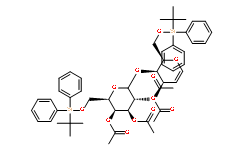 四-O-乙酰-6,6`-二-O-(叔丁基二苯基硅基)-D-呋喃葡烯糖-5-半乳糖苷