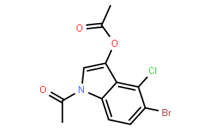 1-乙酰基-5-溴-4-氯-3-吲哚乙酯