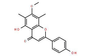 4H-1-Benzopyran-4-one,5-hydroxy-2-(4-hydroxyphenyl)-7-methoxy-6,8-dimethyl-