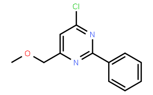 4-氯-6-(甲氧基甲基)-2-苯基嘧啶
