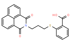 2-((3-(1,3-Dioxo-(1H)benzo[de]isoquinolin-2(3H)-yl)propyl)thio)benzoic Acid