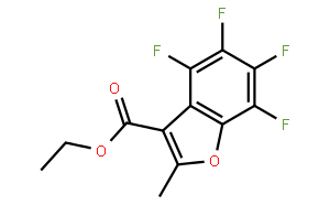 Ethyl 4,5,6,7-tetrafluoro-2-methylbenzo[b]furan-3-carboxylate