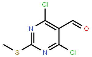 4,6-二氯-2-甲硫基嘧啶-5-甲醛