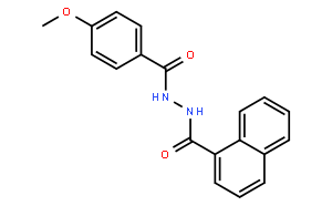 1-(4-Methoxybenzoyl)-2-(1-naphthoyl)hydrazine