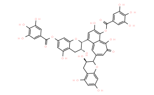 茶黃素-3,3'-雙沒(méi)食子酸(TFBG);茶黃素-3,3'-雙沒(méi)食子酸酯