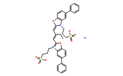 5-苯基-2-[2-[[5-苯基-3-(3-磺酸丙基)-2(3H)-苯并噁唑亚基]甲基]-1-丁烯基]-3-(3-磺酸