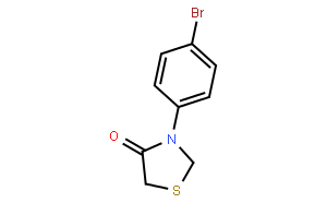 3-(4-Bromophenyl)-4-thiazolidinone