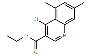 4-氯-5,7-二甲基喹啉-3-羧酸乙酯