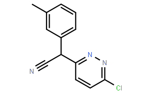 6-Chloro-alpha-(3-methylphenyl)-3-pyridazineacetonitrile