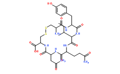 (Ile3)-Pressinoic acid H-Cys-Tyr-Ile-Gln-Asn-Cys-OH (Disulfide bond)