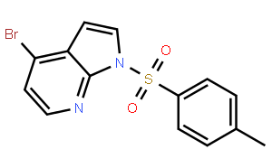 4-溴-1-[(4-甲基苯在)磺酰基]-1H-吡咯并[2,3-B]吡啶