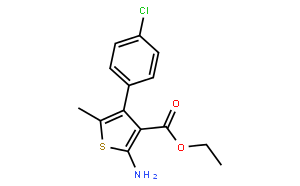 Ethyl 2-amino-4-(4-chlorophenyl)-5-methylthiophene-3-carboxylate