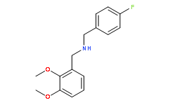 1-(2,3-Dimethoxyphenyl)-N-(4-fluorobenzyl)methanamine