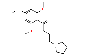 4-(1-吡咯烷基)-1-(2,4,6-三甲氧基苯基)-1-丁酮盐酸盐