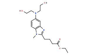 5-[双(2-羟乙基)氨基]-1-甲基-1H-苯并咪唑-2-丁酸乙酯