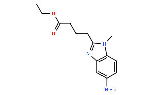 5-氨基-1-甲基-1H-苯并咪唑-2-丁酸乙酯