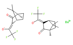 Barium D-3-trifluoroacetylcamphorate