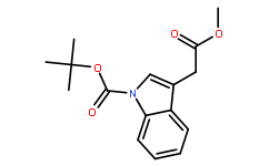 3-(2-甲氧基-2-氧代乙基)-1H-吲哚-1-甲酸叔丁酯