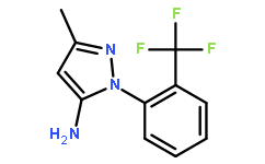 3-甲基-1-(2-(三氟甲基)苯基)-1H-吡唑-5-胺