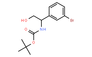 (R)-(1-(3-溴苯基)-2-羟乙基)氨基甲酸叔丁酯