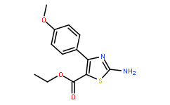 乙基2-氨基-4-(4-甲氧基)-1,3-噻唑-5-羧酸盐