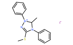 5-甲基-3-(甲硫基)-1,4-二苯基-1H-1,2,4-三唑碘化物