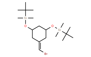 (1R,3R)-5-(Bromomethylene)-1,3-bis(tert-butyldimethylsilyloxy)cyclohexane