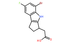2-(5-溴-7-氟-1,2,3,4-四氢环戊烷并[b]吲哚-3-基)乙酸