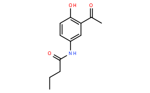 2-乙酰基-4-丁酰胺基苯酚