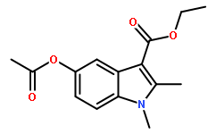 5-乙酰氧基-1,2-二甲基吲哚-3-羧酸乙酯