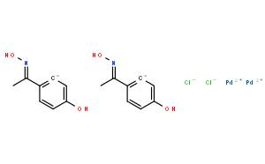 二-μ-氯双[5-羟基-2-[1-(肟基)乙基]苯基]钯(II)二聚体