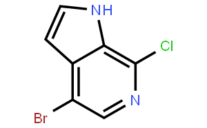 4-bromo-7-chloro-1H-pyrrolo[2,3-c]pyridine
