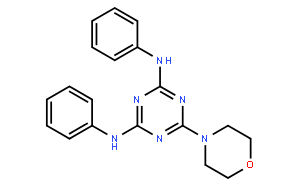 2,4-Dianilino-6-(4-morpholinyl)-1,3,5-triazine
