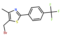 5-(溴甲基)-4-甲基-2-[4-(三氟甲基)苯基]-1,3-噻唑