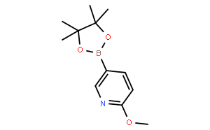 2-甲氧基-5-(4,4,5,5-四甲基-1,3,2-二杂氧戊硼烷-2-基)吡啶