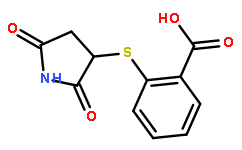 2-[(2,5-Dioxopyrrolidin-3-yl)thio]benzoic Acid
