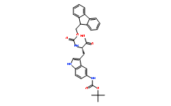 L-​Tryptophan, 5-​[[(1,​1-​dimethylethoxy)​carbonyl]​amino]​-​N-​[(9H-​fluoren-​9-​ylmethoxy)​carbonyl]​-