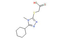 [(5-Cyclohexyl-4-methyl-4H-1,2,4-triazol-3-yl)thio]acetic Acid